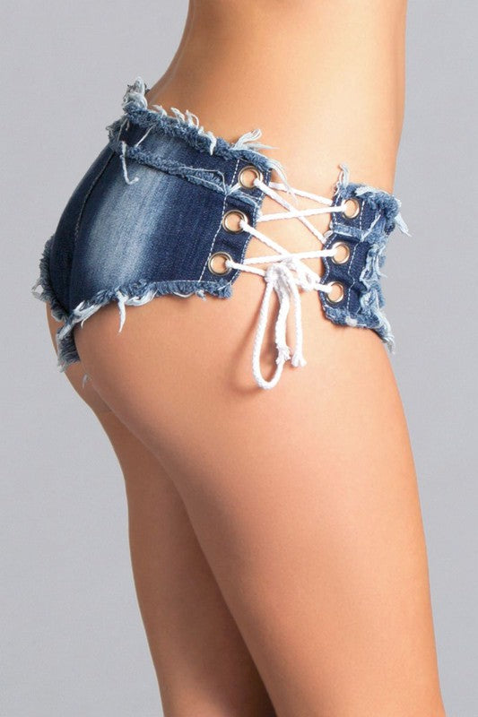 OHHH SEE ME Strings Attached Shorts