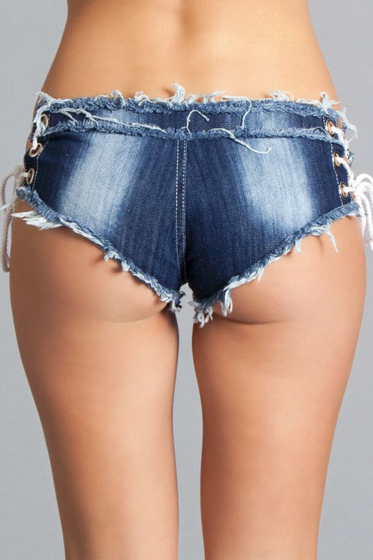OHHH SEE ME Strings Attached Shorts