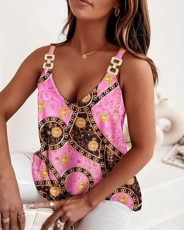 Ohhh Women Printed Tank TOP