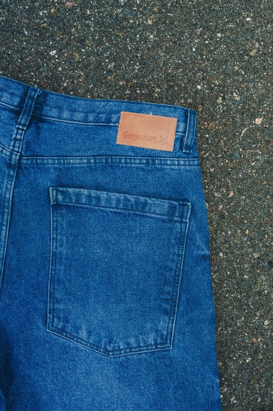 OHHH BEE HAVE Men's Denim Baggy Fit Jeans