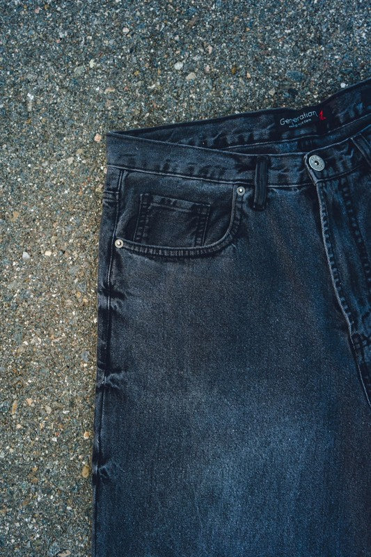 OHHH BEE HAVE Men's Denim Baggy Fit Jeans