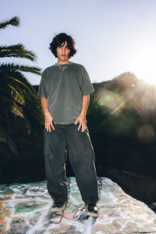 OHHH BEE HAVE Men's Denim Baggy Fit Jeans