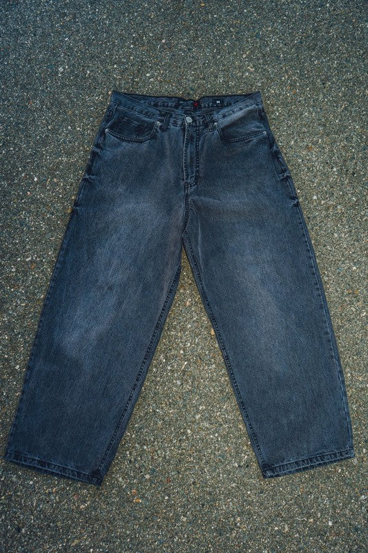 OHHH BEE HAVE Men's Denim Baggy Fit Jeans