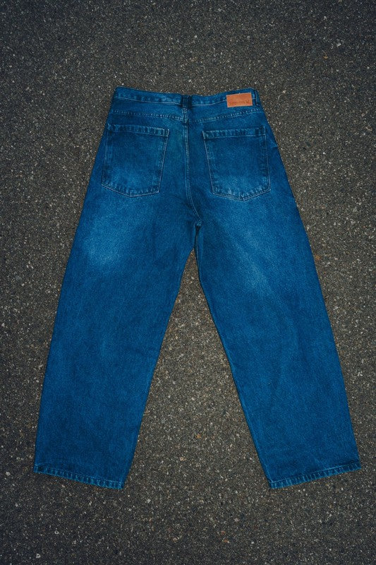 OHHH BEE HAVE Men's Denim Baggy Fit Jeans