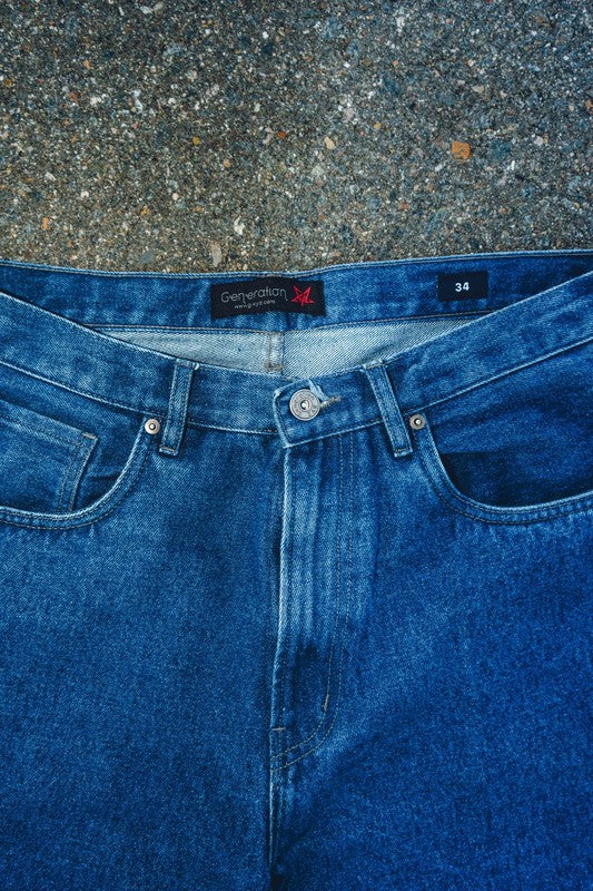 OHHH BEE HAVE Men's Denim Baggy Fit Jeans