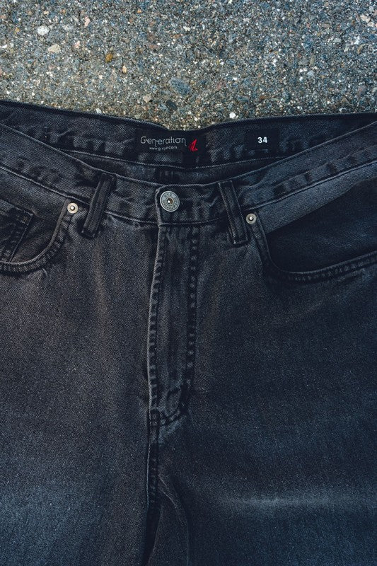 OHHH BEE HAVE Men's Denim Baggy Fit Jeans