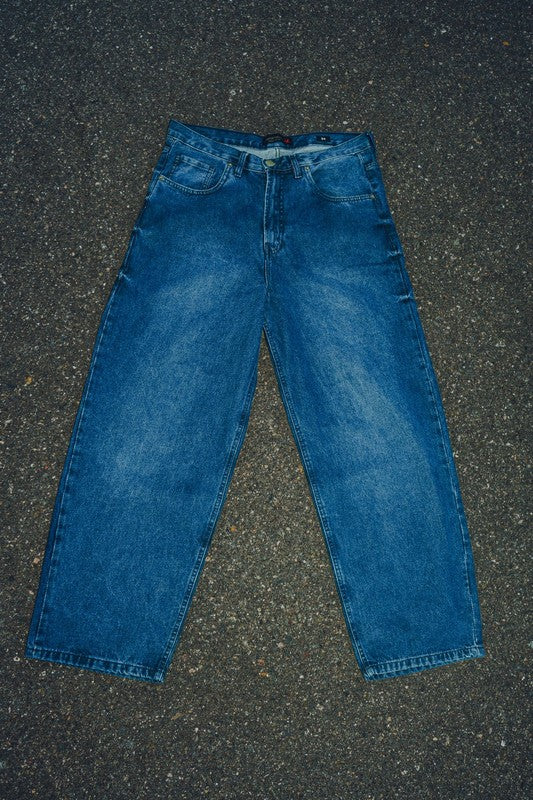 OHHH BEE HAVE Men's Denim Baggy Fit Jeans