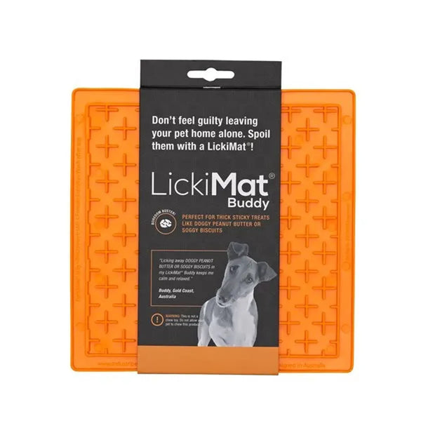 LickiMat Buddy Classic Dog Lick Mat – Anxiety Relief & Slow Feeder for Pets