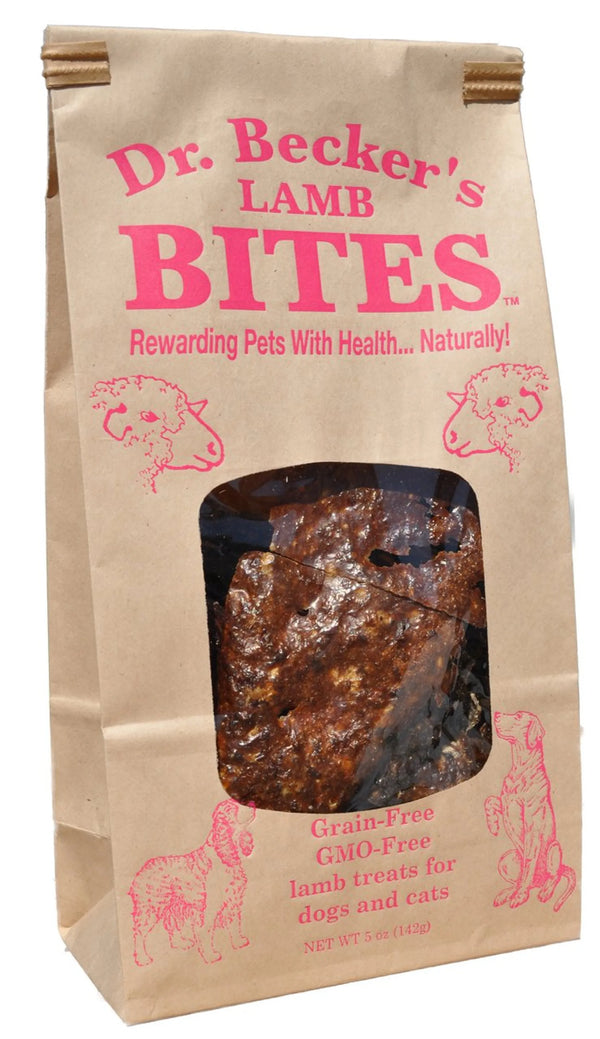 Dr. Becker’s Lamb Bites – Grain-Free, High-Protein Dog Treats Made with Real Lamb