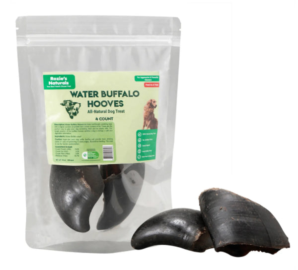 Water Buffalo Hooves Dog Chews - 100% Natural, Long-Lasting, High Protein Treats