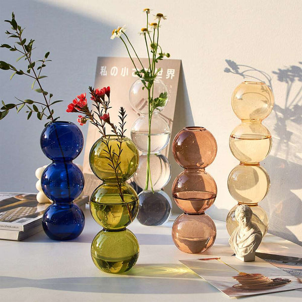 Eclectic Hydroponics Bubble Vases Decor